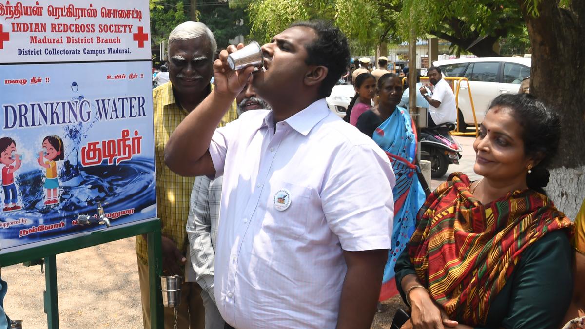 Drinking water facility set up at Madurai Collectorate