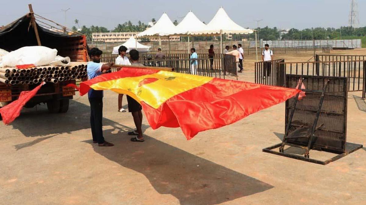 All eyes on TVK’s meeting at Uppalam ground on Tuesday