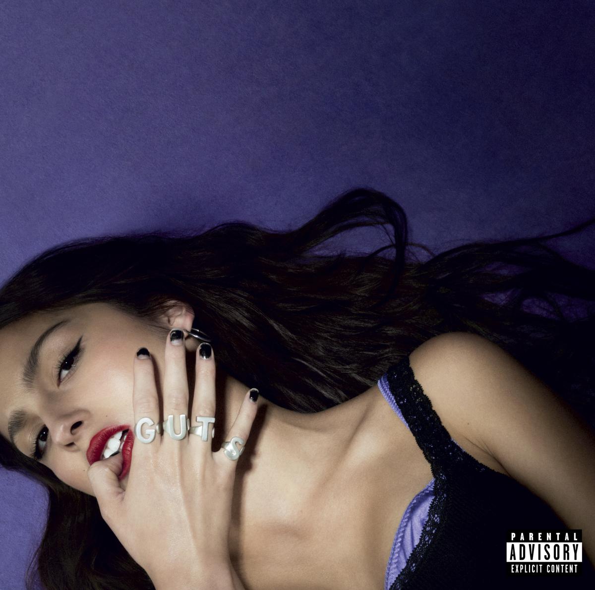 This image released by Geffen Records shows ‘Guts’ by Olivia Rodrigo