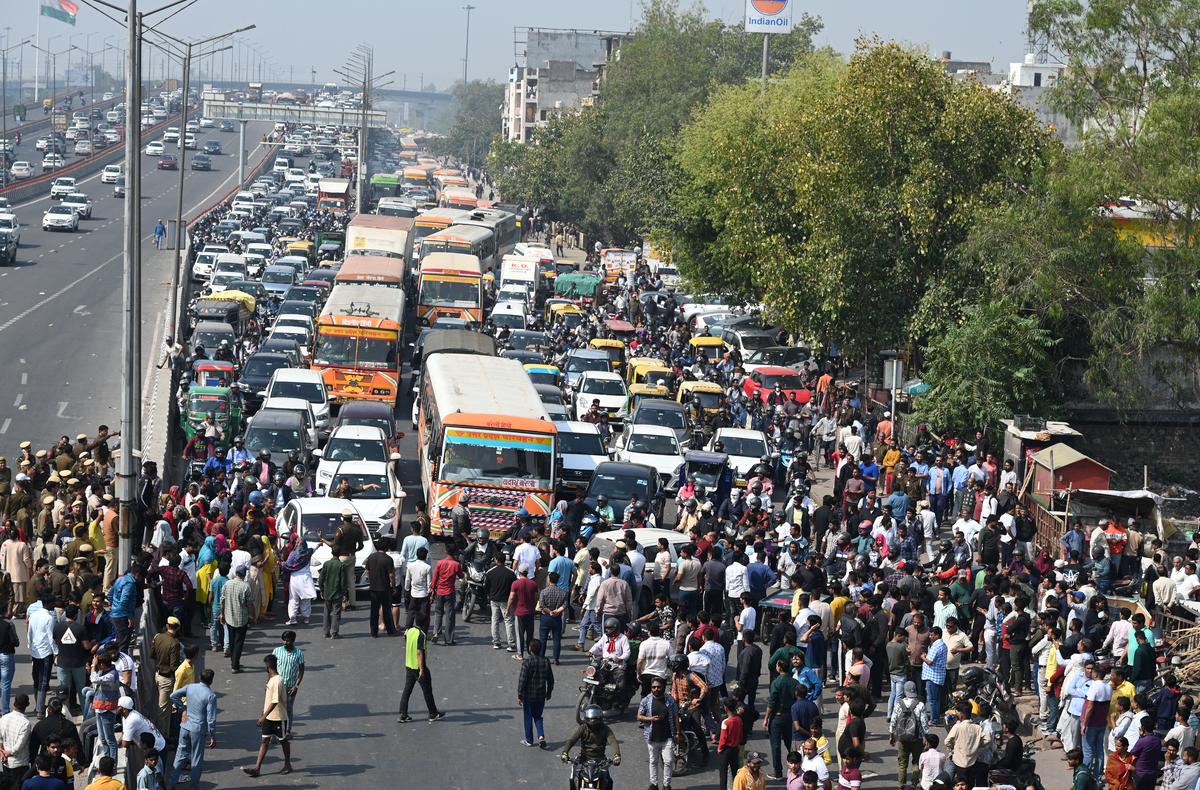 Ghazipur residents, including the victim’s kin, blocked NH-24 for hours on Monday in protest.