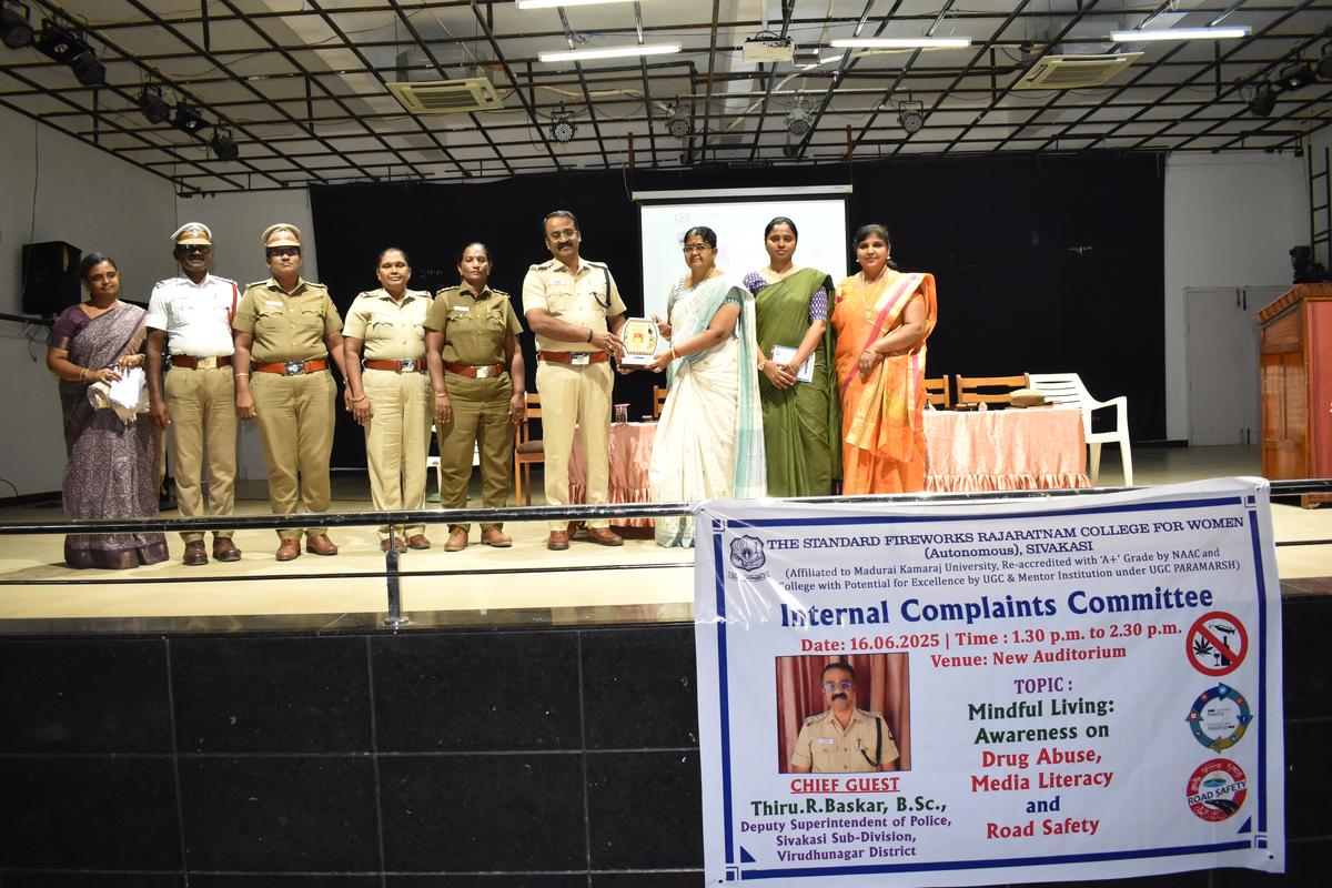  The Internal Complaints Committee of The Standard Fireworks Rajaratnam College for Women, Sivakasi, conducted an awareness programme.
