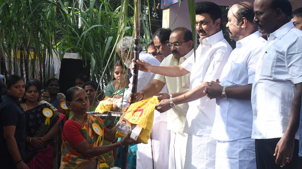 T.N. CM Stalin launches distribution of Pongal gift hampers