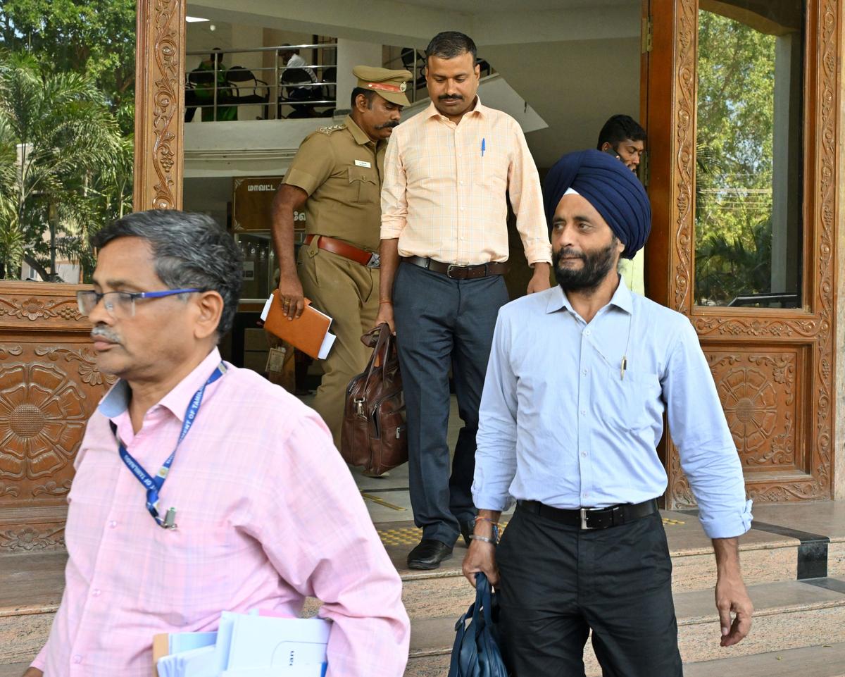  Members of the Human Rights Commission Tirunelveli Collectorate on Wednesday.