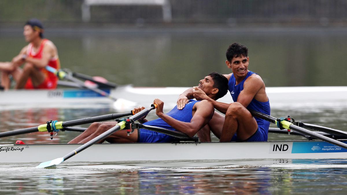 Hangzhou Asian Games | Rowing duo Arjun Jat Lal, Arvind Singh power to silver