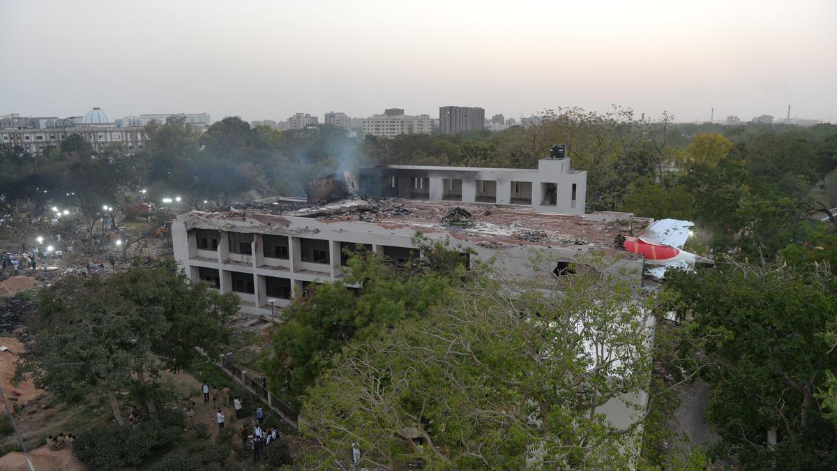 Ahmedabad plane crash: Giant plane tears through hostel; some students ...