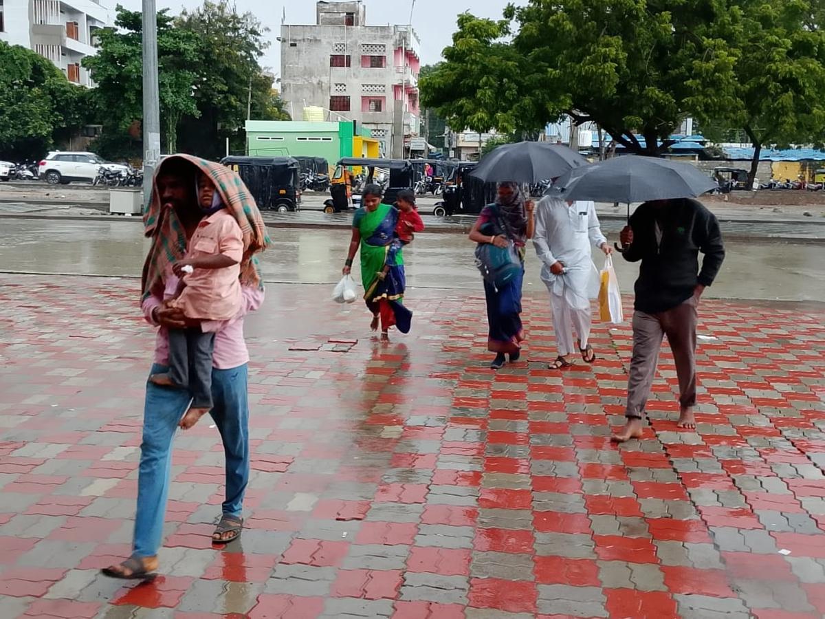 The torrential rainfall hit the normal life in Yadgir district 