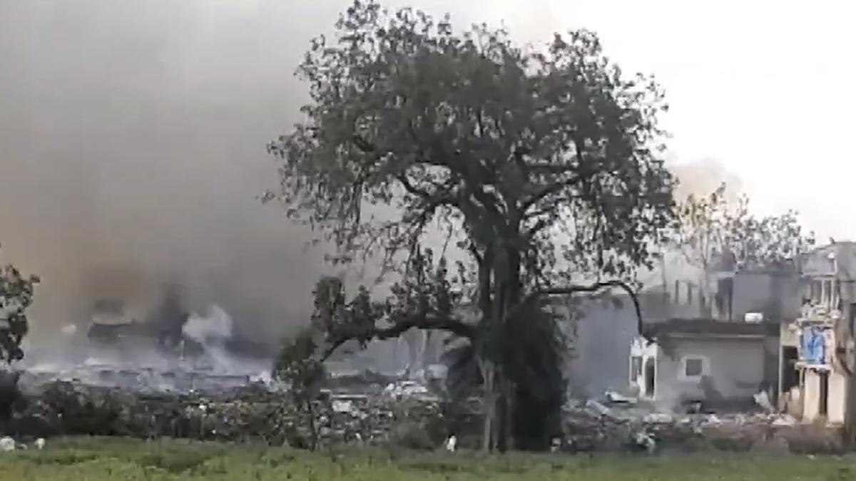 At least three persons killed, 40 injured in blaze at firecrackers unit in Madhya Pradesh’s Harda town