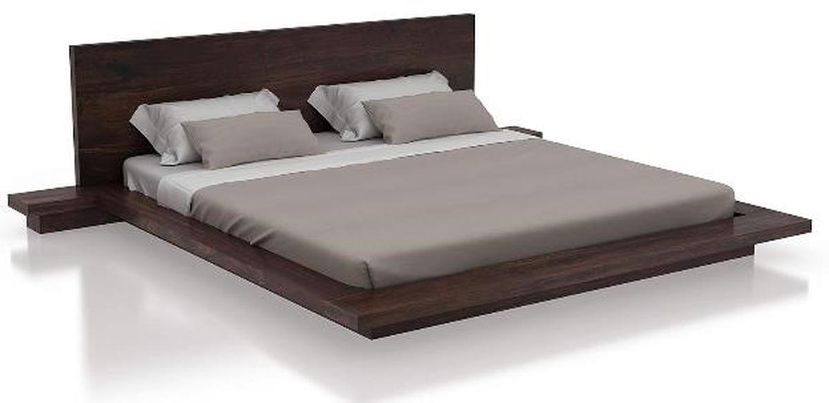 Ganpati Arts Matured Sheesham Wood Platform Bed on Amazon