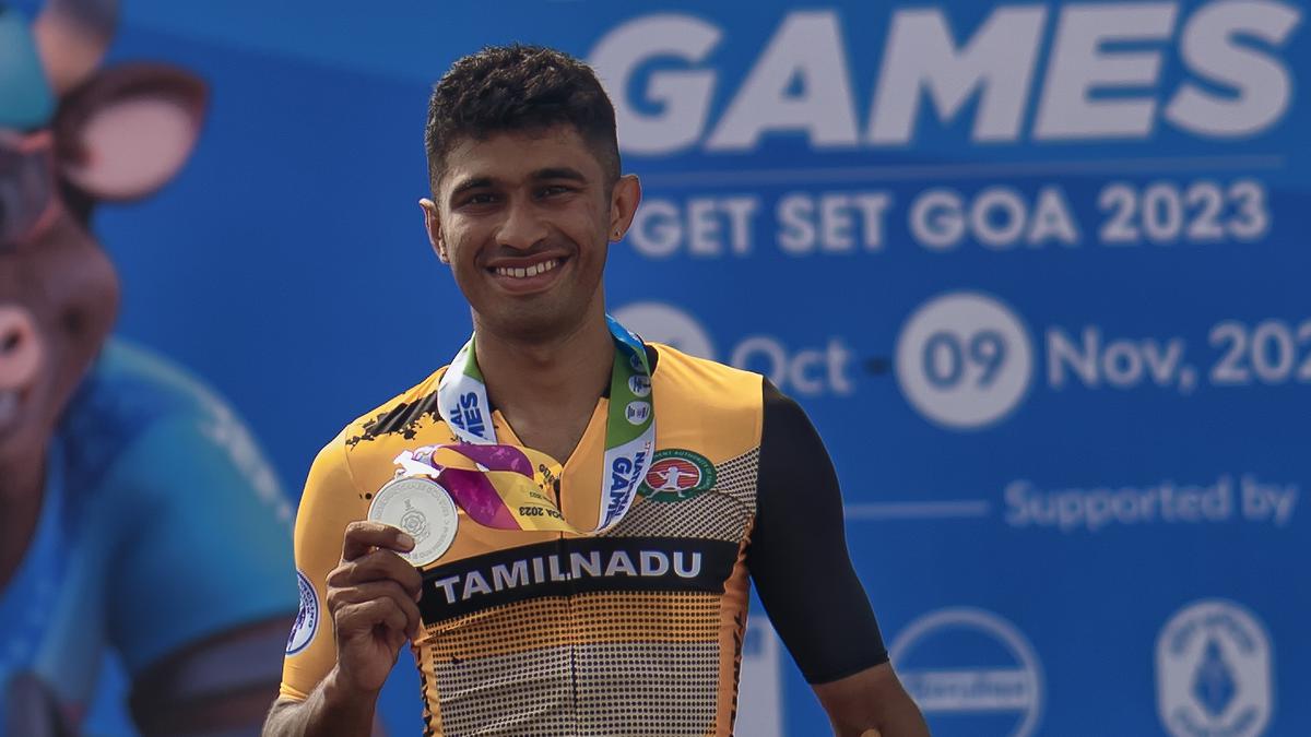 TN cyclist Sreenath Lakshmikanth, silver medallist at the 37th National Games, says his hard work has paid off