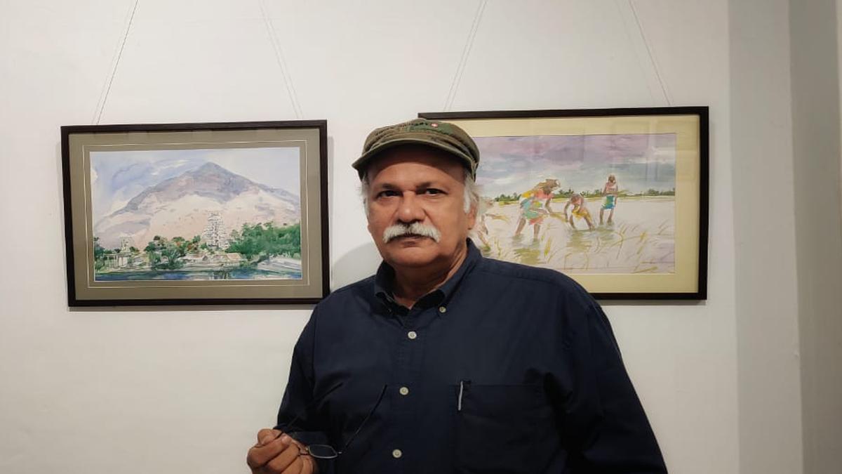 Murali Sivaramakrishnan goes on a nostalgic trip with his paintings