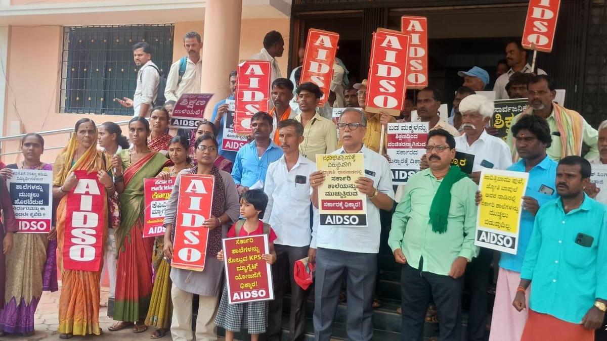 Dharwad ZP decision to merge schools opposed