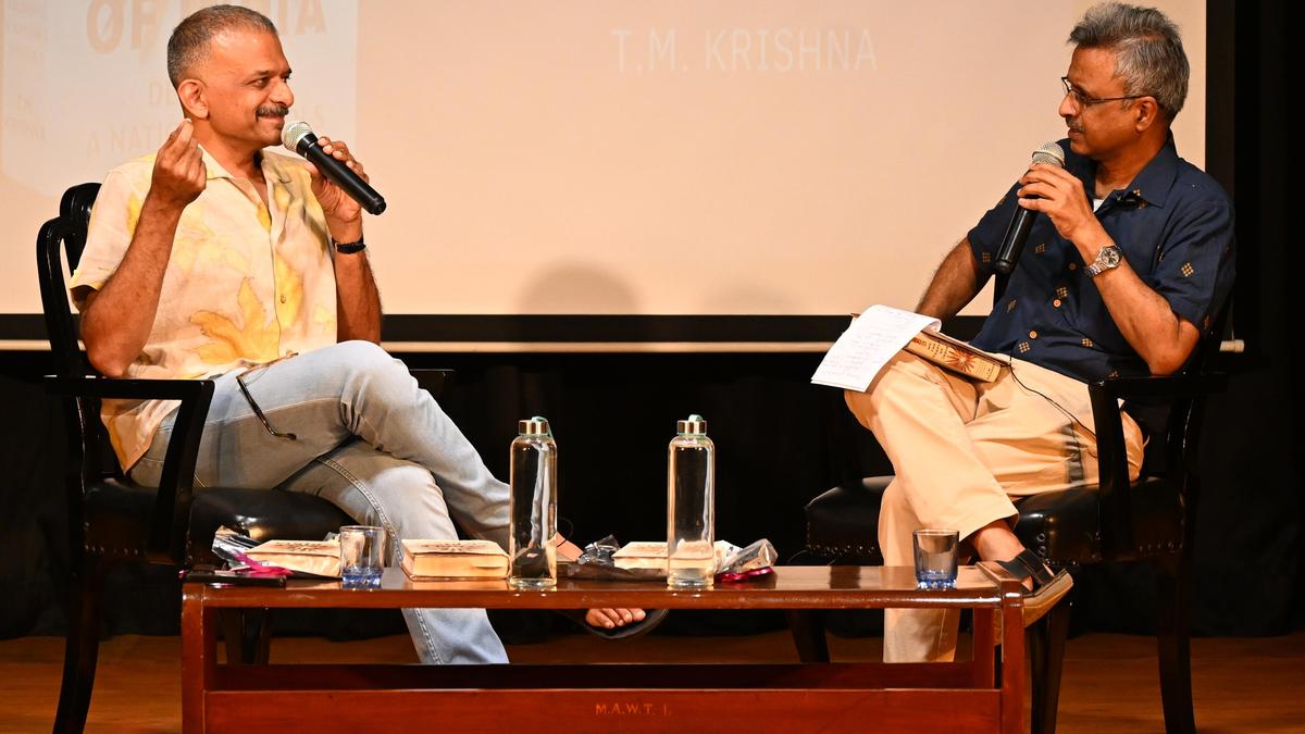 At launch of latest book, T.M. Krishna talks on changing meanings of national symbols