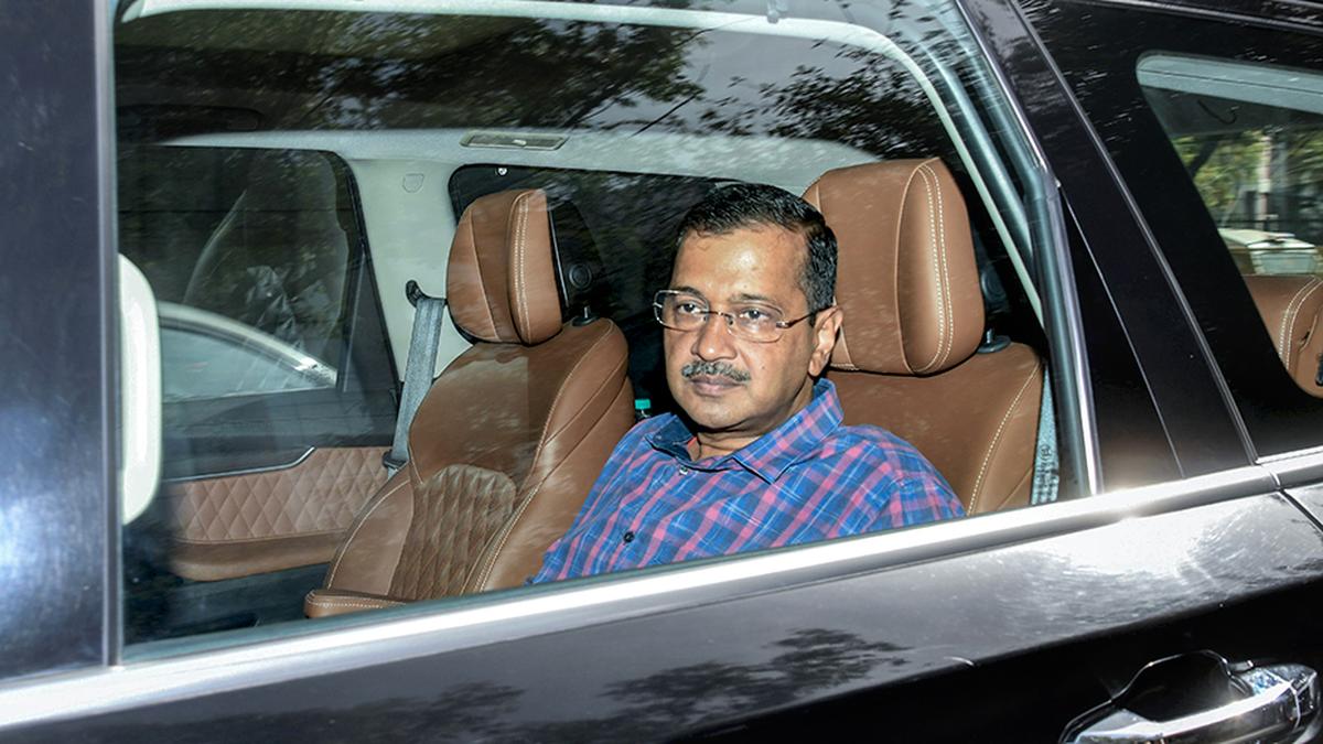 Delhi excise policy case | ED team at Kejriwal’s residence with search warrant