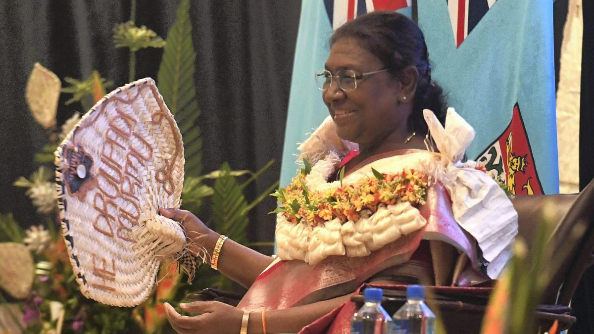 President Droupadi Murmu receives Fiji's highest civilian award