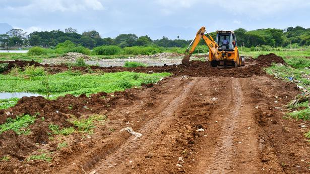 Smart Cities works destroy wetland ecosystem in Krishnampathy tank in Coimbatore