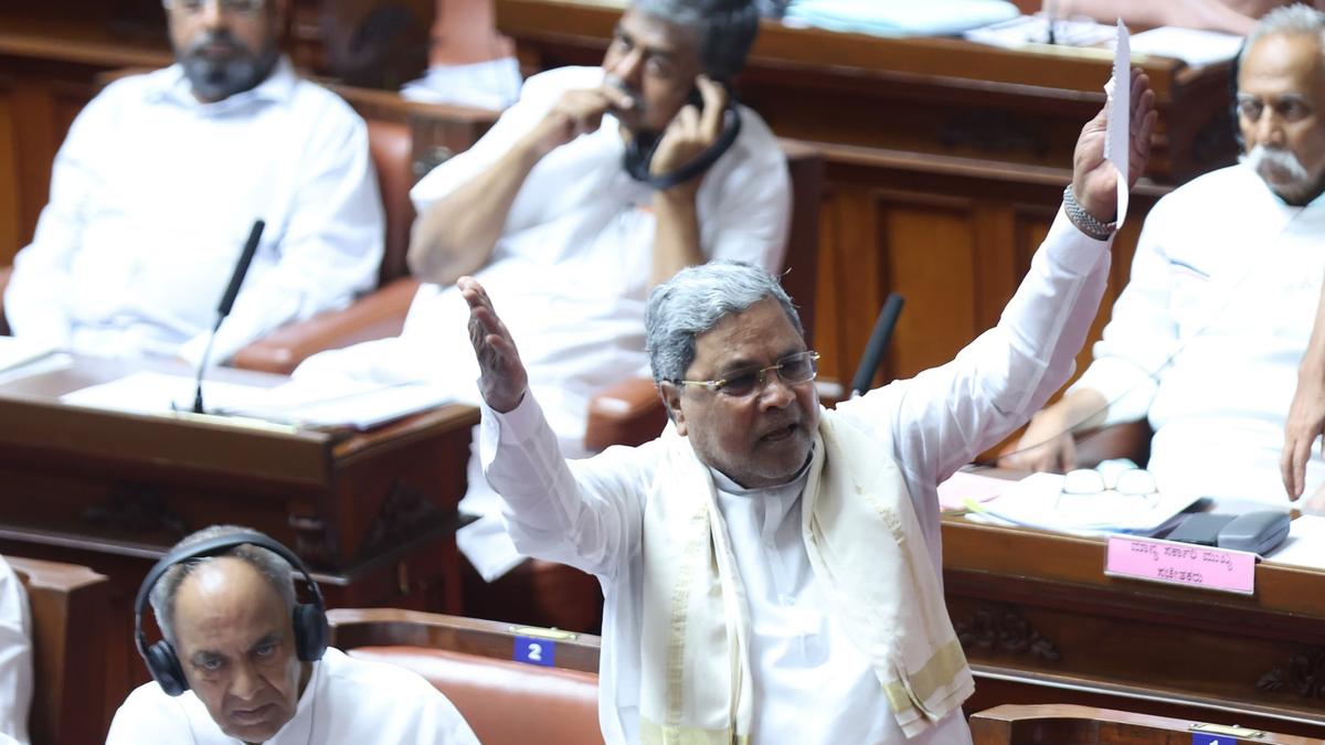 I have no blot in 40-year political career: Siddaramaiah