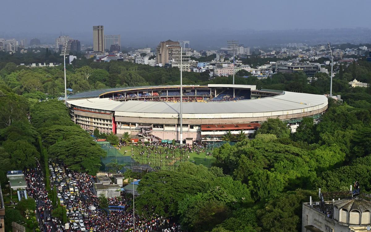 Permission denied for cricket match at M. Chinnaswamy Stadium in Bengaluru  - The Hindu