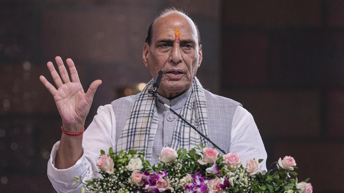 Indian Navy confined entire Pakistan Navy to its ports during Operation Sindoor: Defence Minister Rajnath Singh