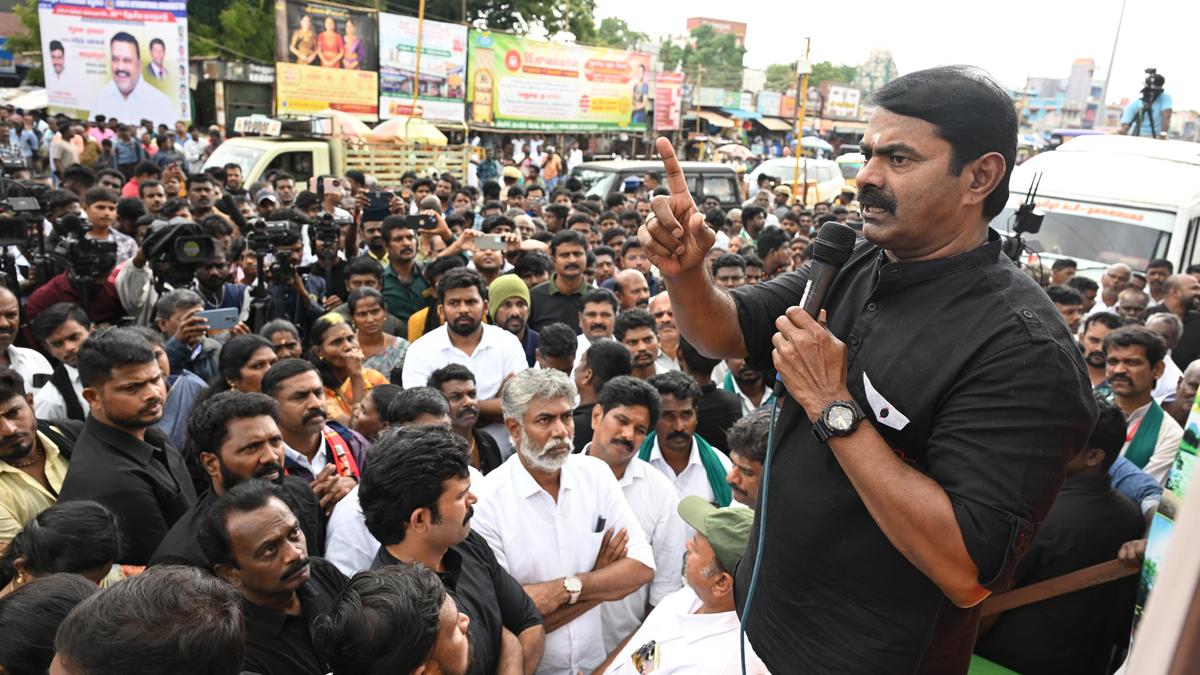 DMK govt’s resolution against tungsten mining only a pretence to prevent further protests, says Seeman