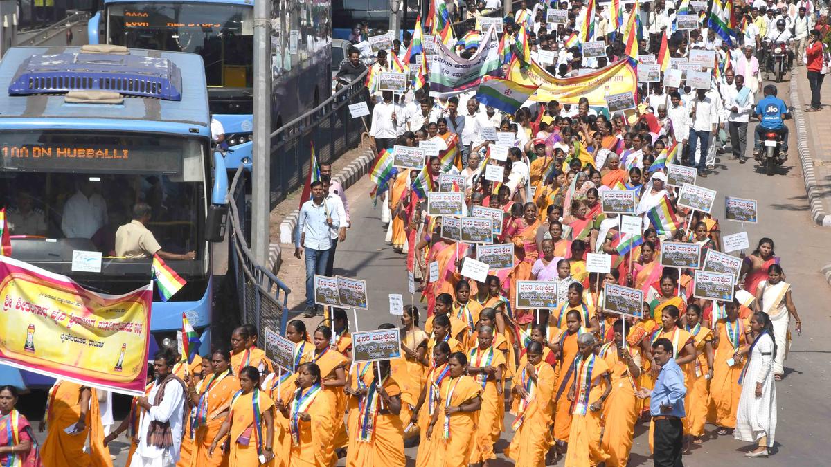 Jains launch Save Sammed Shikharji campaign, take out protest march in Dharwad