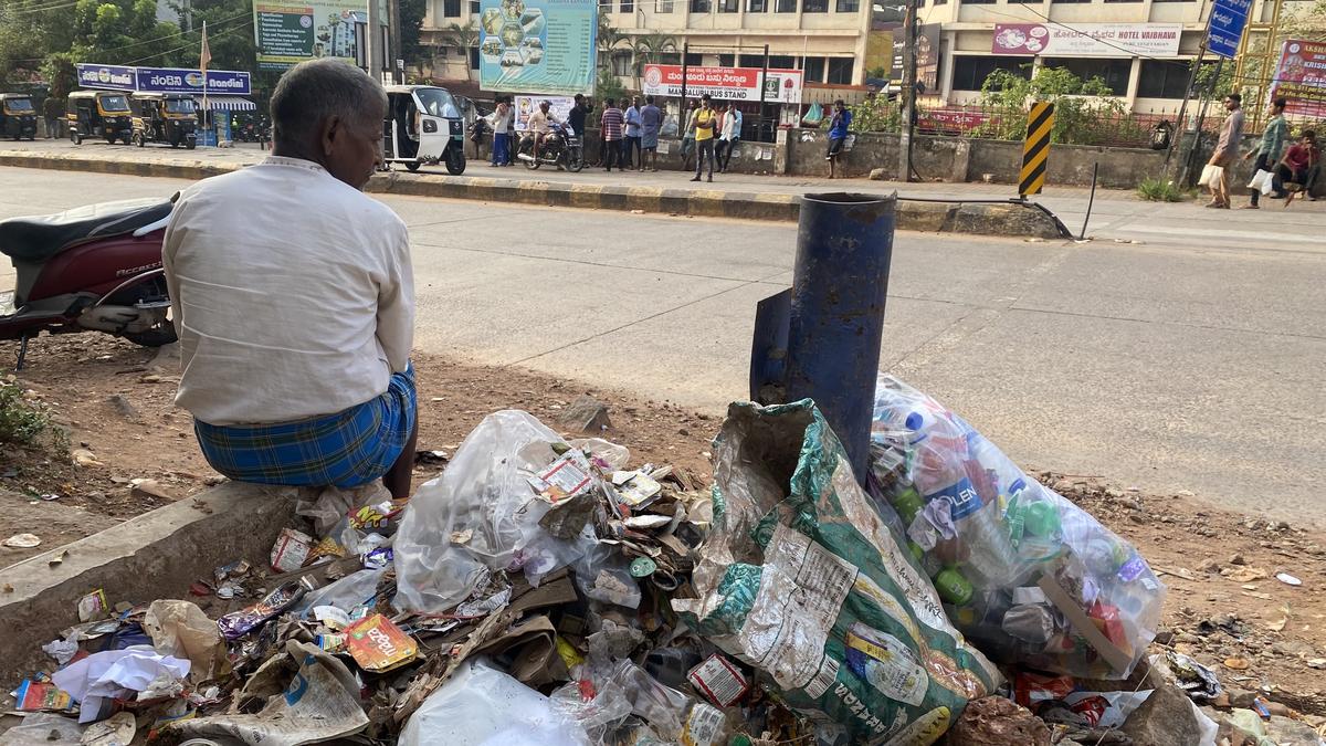 ​A blackspot at Bejai in front of KSRTC bus stand. 