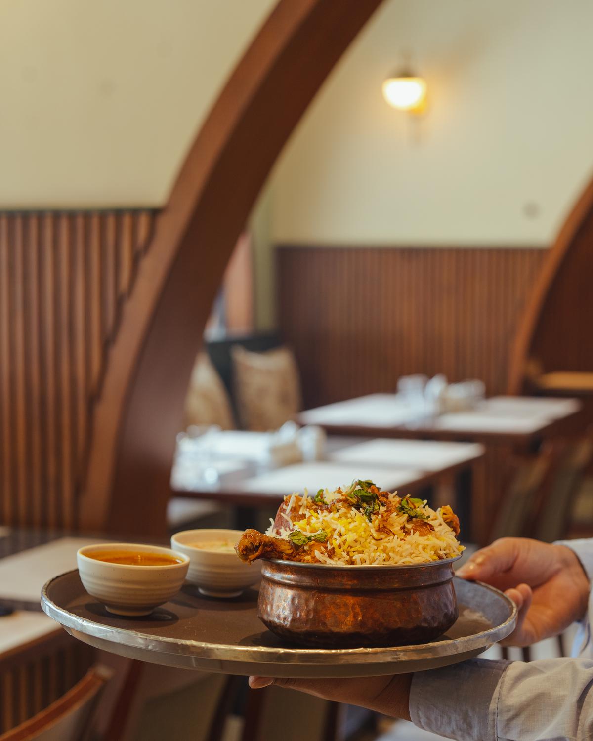 Biryani at Indu Deluxe