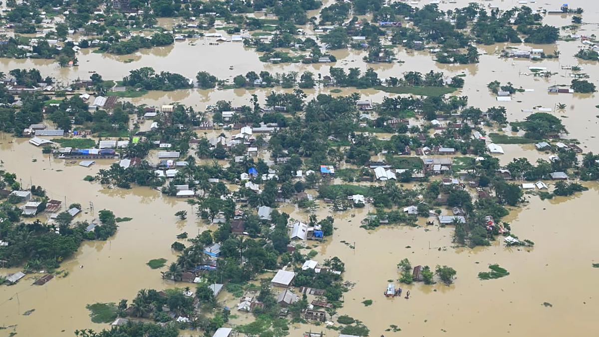 Assam flood situation improves: 22.17 lakh affected