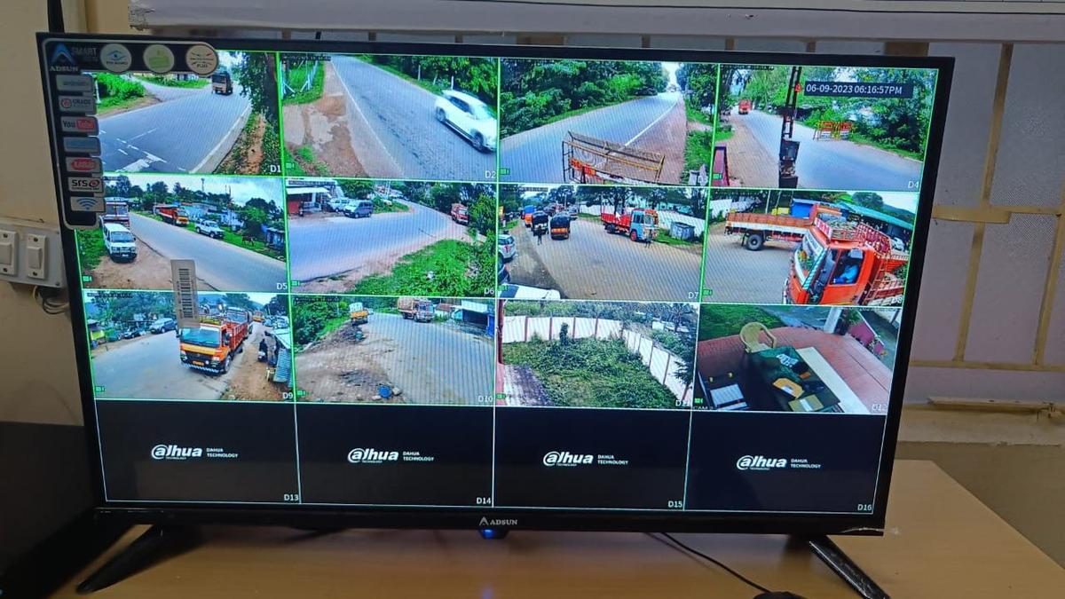 16 CCTV cameras installed in Hasanur area to monitor vehicle movement