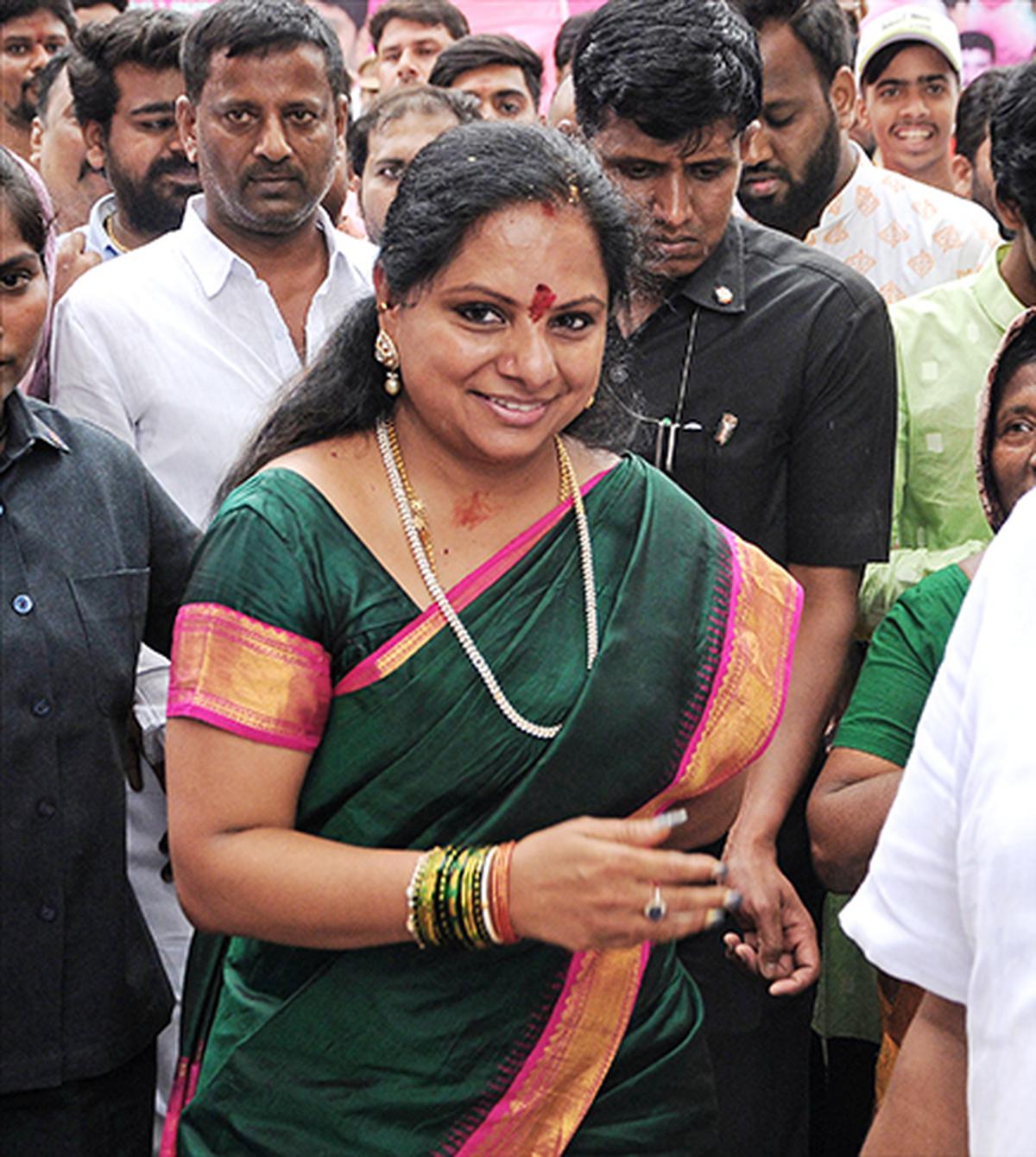 Kavitha ridicules Arvind’s claim of her speaking to AICC chief