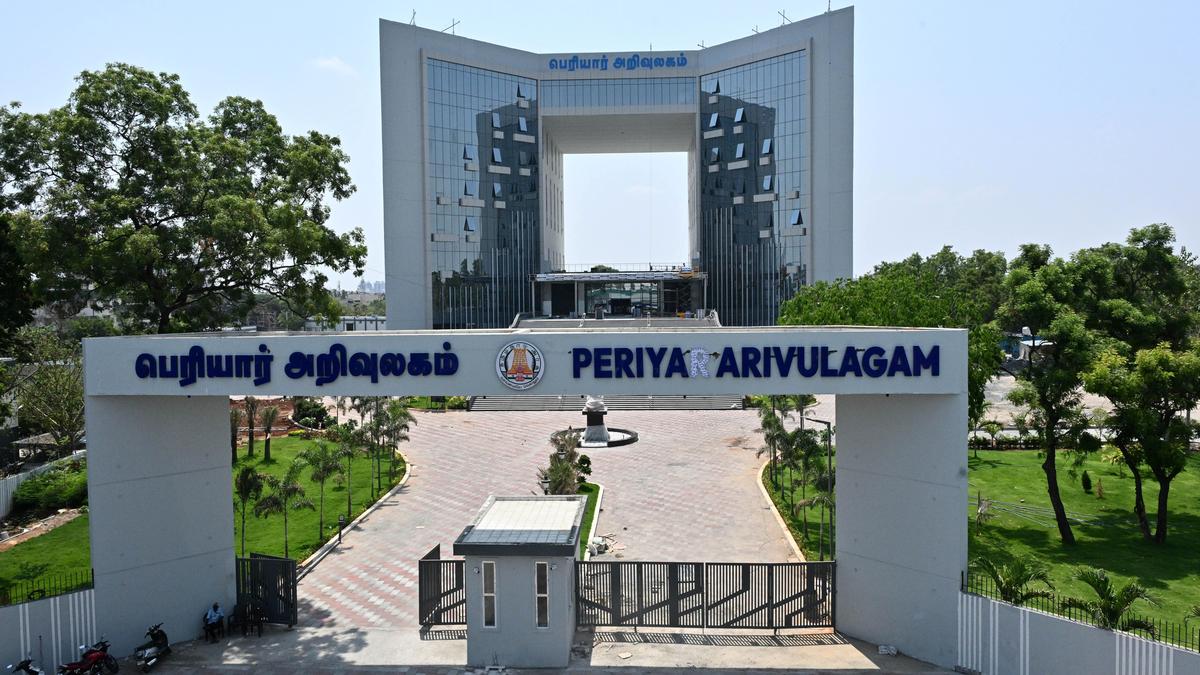 ₹300-crore Periyar Arivulagam in final stage of construction in Coimbatore