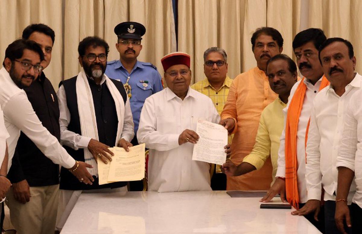 Chittapur incident: BJP petitions Governor seeking removal of Priyank  Kharge from Cabinet - The Hindu