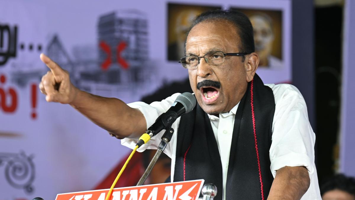 Vaiko criticises Governor over depiction of Thiruvalluvar in saffron attire