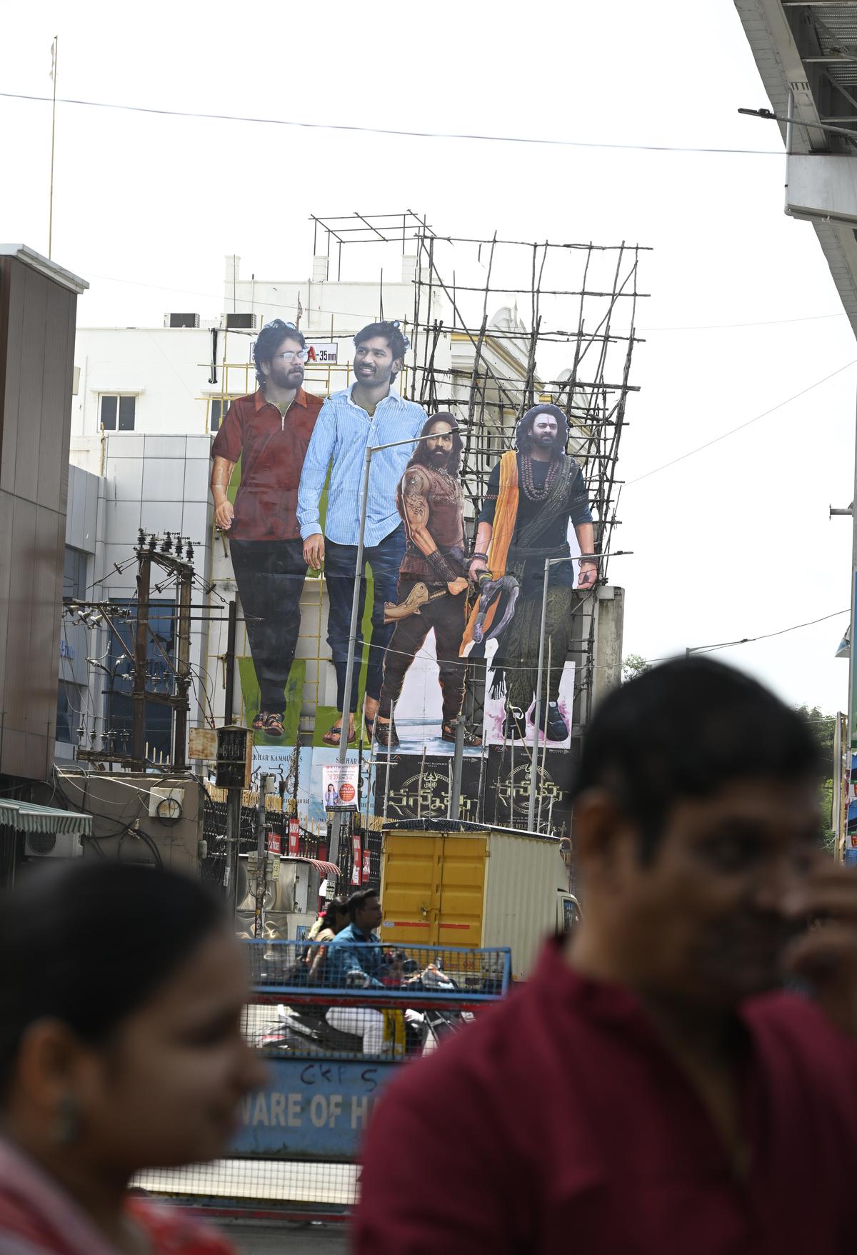 The booming piracy market is proving to be a major threat to Telugu cinema. Posters of ‘Kuberaa’ and ‘Kannappa’ in the background. The booming piracy market is proving to be a major threat to Telugu cinema. Posters of ‘Kuberaa’ and ‘Kannappa’ in the background.