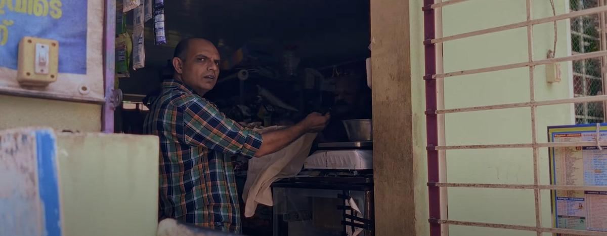 GR Indugopan in the documentary The Writer's Room