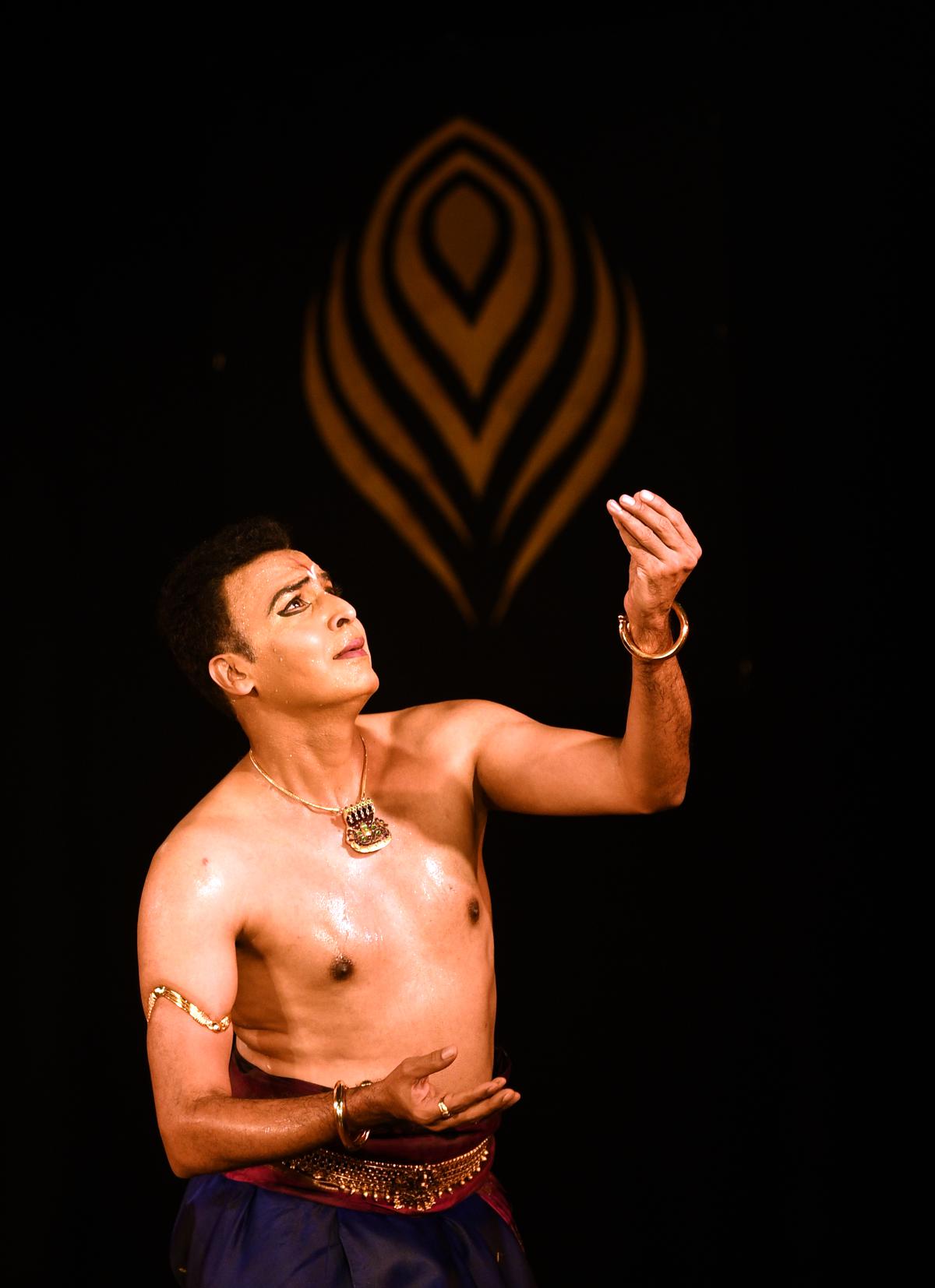 Vaibhav Arekar performing a margam ‘Akasha’ at Sri Krishna Gana Sabha’s Margazhi festival, in December 2022. 