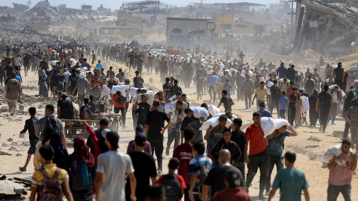 At least 73 people killed waiting for humanitarian aid across Gaza, says Palestinian Health Ministry