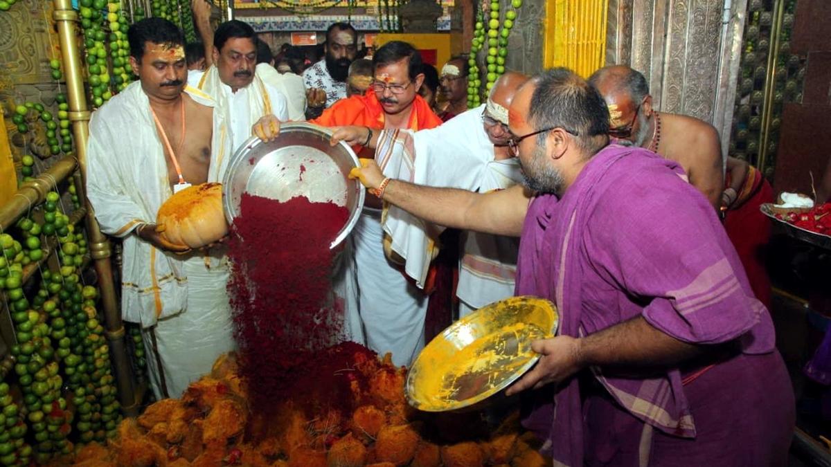 Traditional fervour marks ‘Kumbotsavam’ celebrations at Srisailam