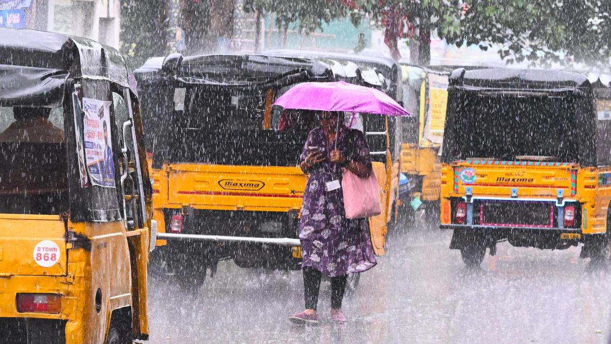Rain gives respite from heat; Lighting strike kills one at Padmanabham