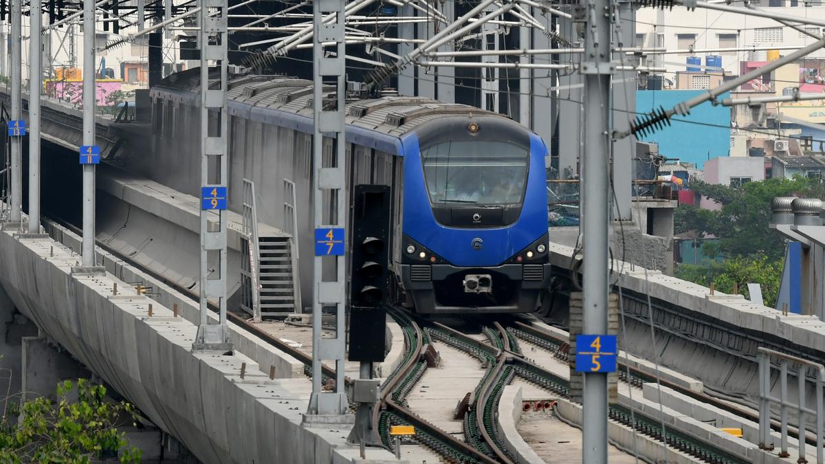 Centre clears Chennai Metro Rail’s proposal to buy additional trains for phase I project