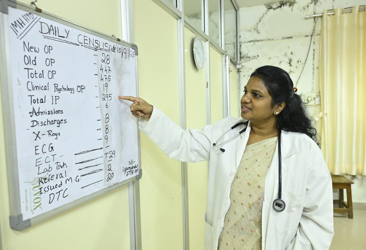 Anitha Rayirala, Superintendent of Institute of Mental Health at Erragadda, Hyderabad.