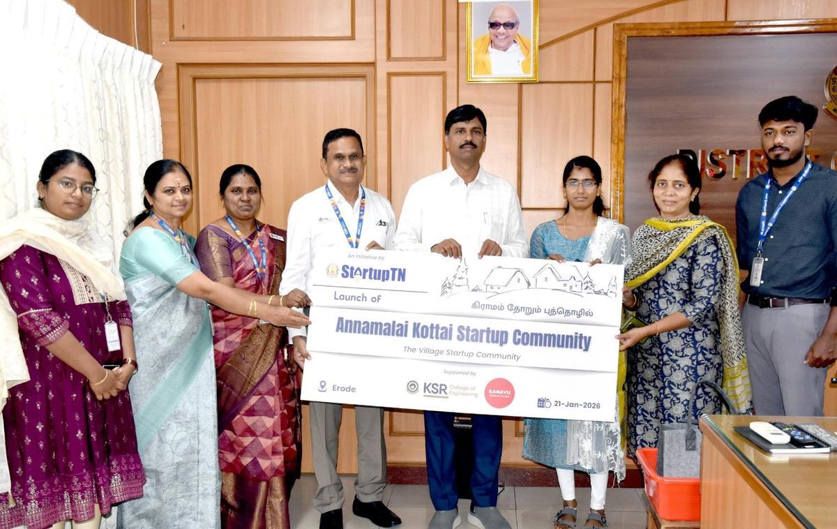 thehindu.com - The Hindu Bureau - Startup communities launched at two villages in Erode district