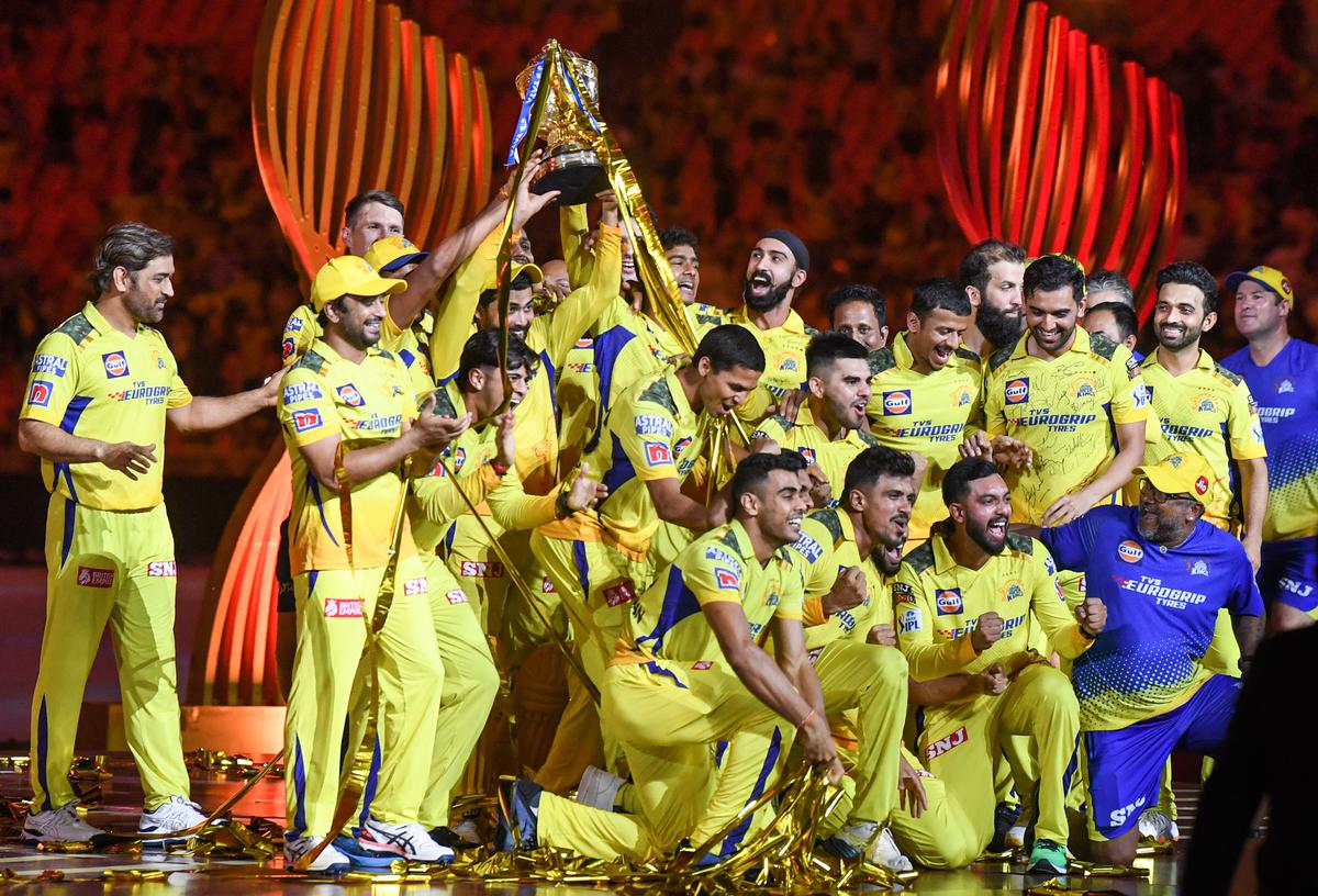 IPL 2023 Final Chennai Super Kings beats Gujarat Titans by five wickets to win fifth title