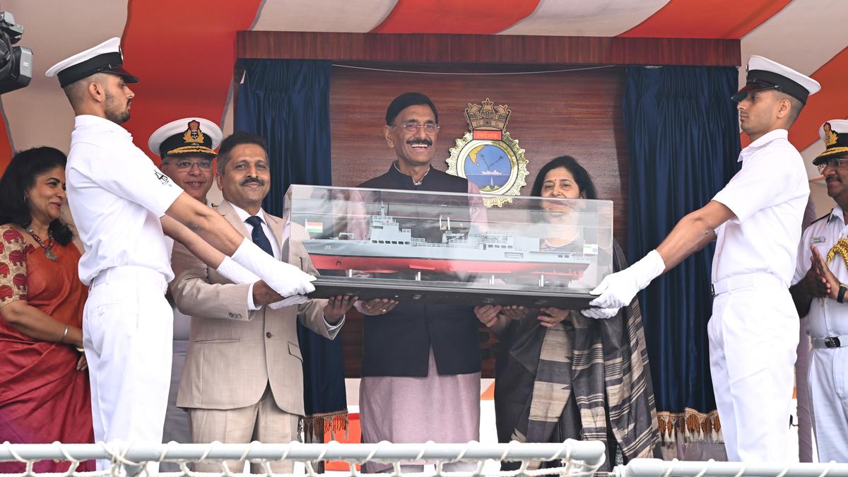 Indian Ocean Region’s survey ship INS Nirdeshak commissioned at Visakhapatnam Naval Dockyard