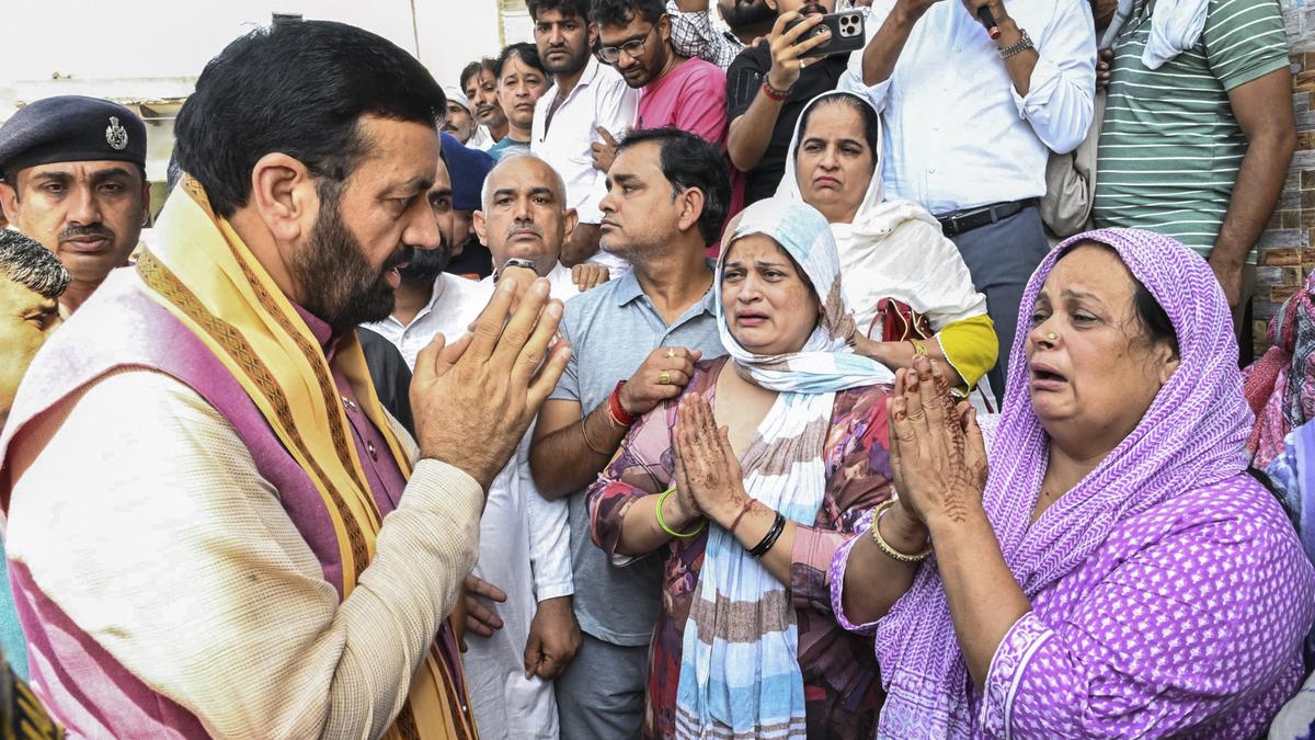 Haryana Chief Minister Nayab Saini assures justice and support to family of deceased ASI