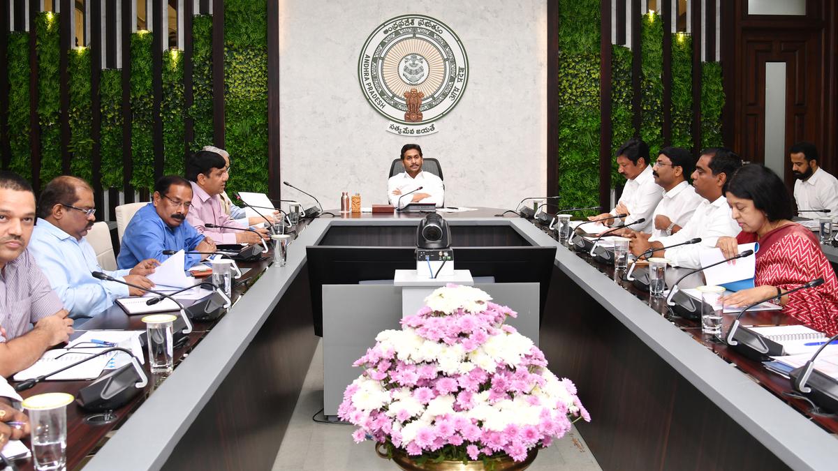 CM tells officials to focus on early completion of infra works in Jagananna housing colonies in Andhra Pradesh