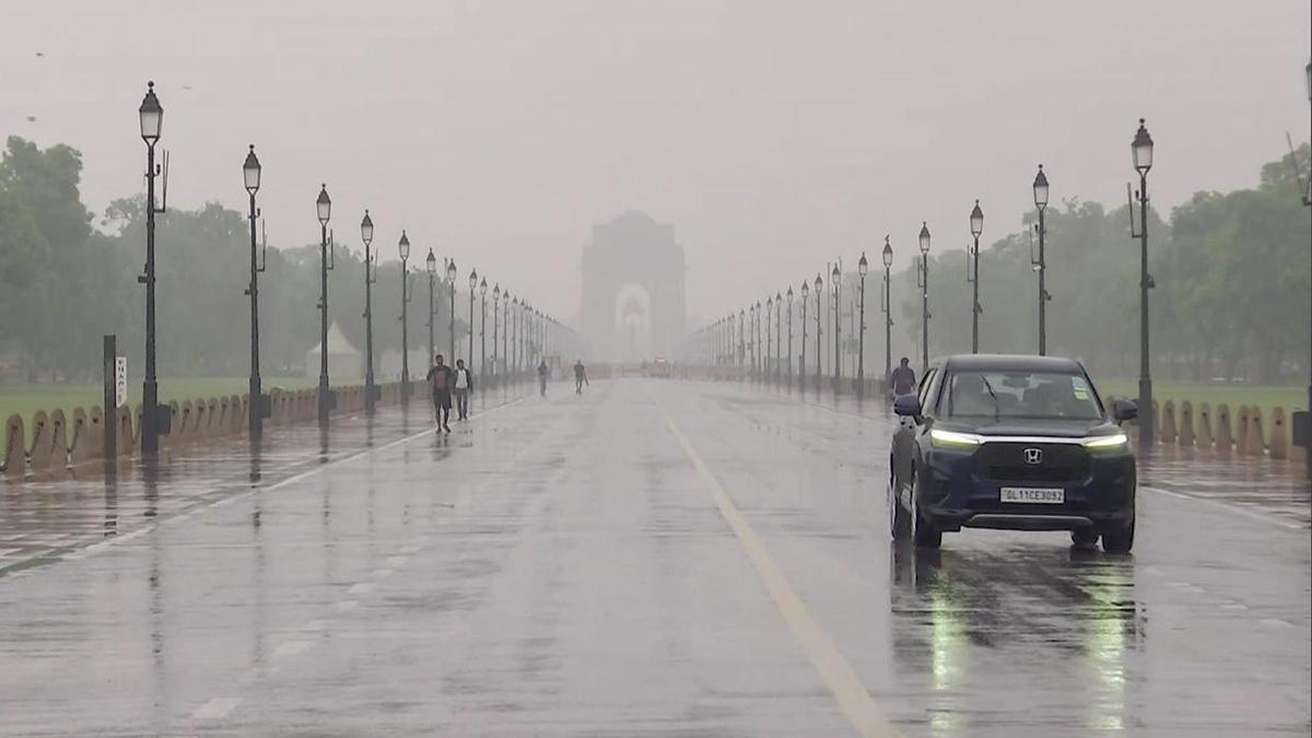 Overnight light rain in parts of Delhi