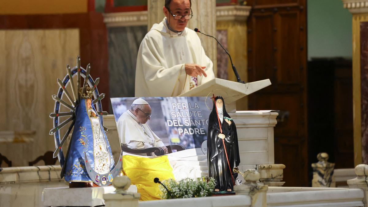 Celebrating Papal Anniversary: Pope Receives Cake and Blessings in the Hospital