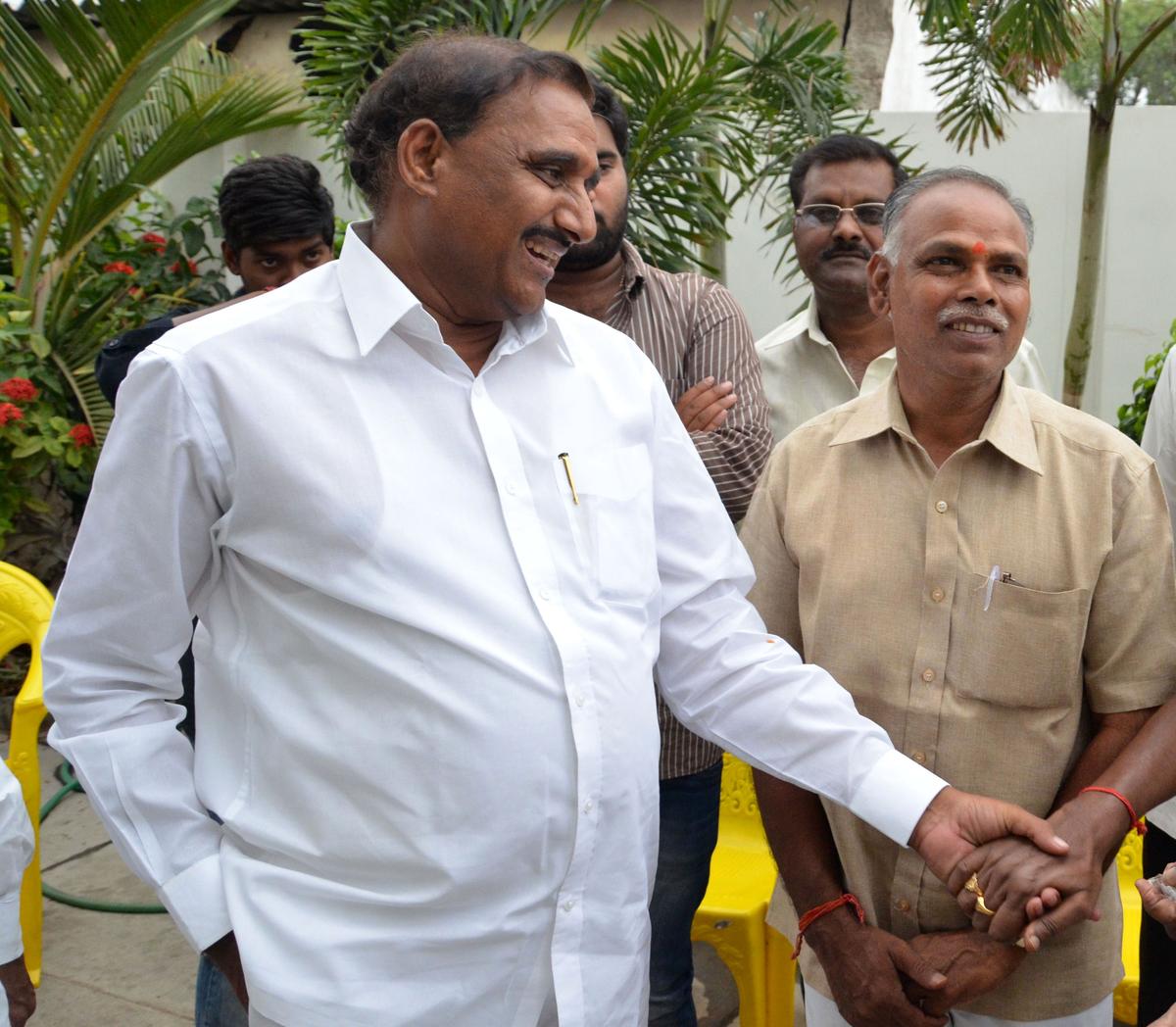 Serilingampally MLA Arekapudi Gandhi. File Serilingampally MLA Arekapudi Gandhi. File