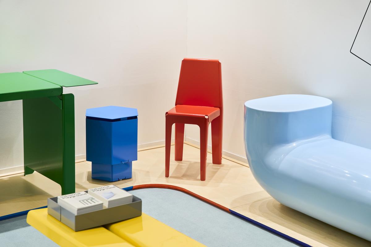 Products by Industrial Playground at Design Mumbai 2024.