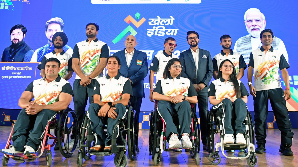 Anurag Singh Thakur unveils Ujjwala, the sparrow, as mascot for Khelo India Para Games 2023